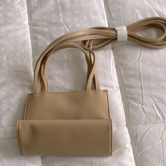 Telfar Small Cream Shopping Bag - Picture 2 of 4